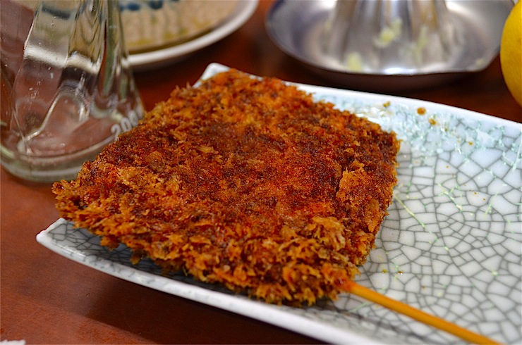 Liver Cutlet - Motsuyaki Ban Yutenji, Meguro, Tokyo – Original Lemon Sour Originators Birthplace