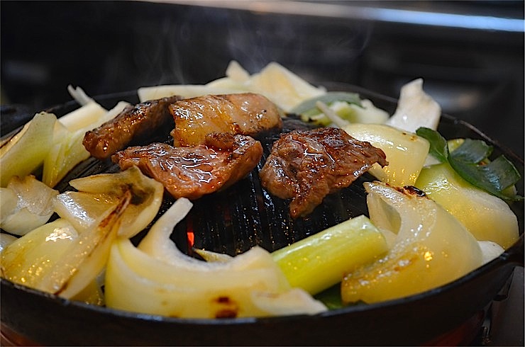 best jingisukan sapporo - mutton barbecue table cooking