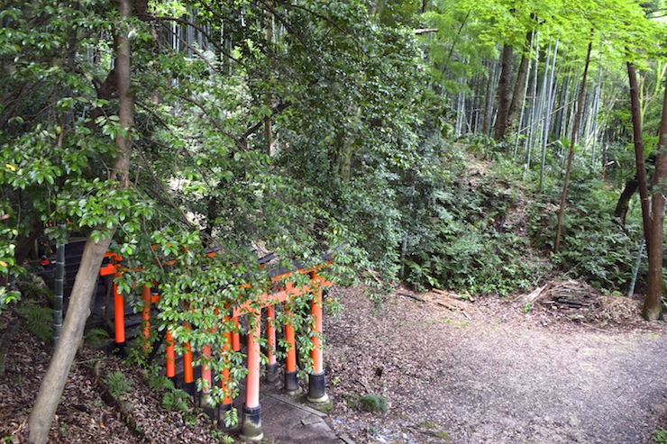 The entire Mount Inari is sacred land with various shrines and sacred spots surrounding Senbon Torii.