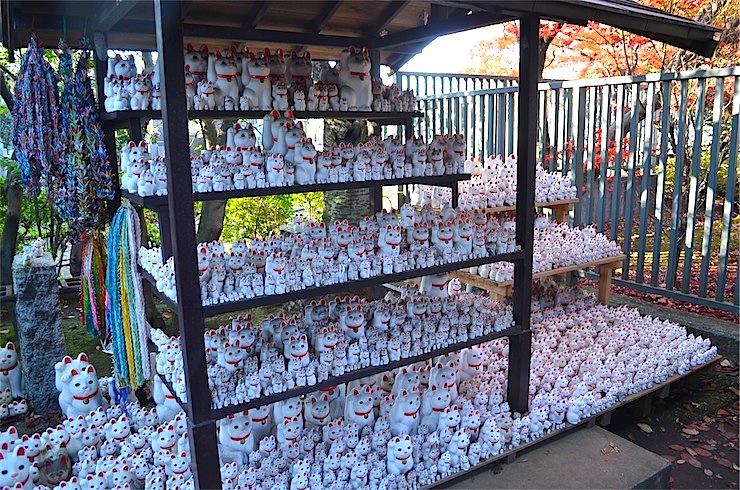 Gotokuji, Tokyo’s lucky cat shrine with manekineko statues