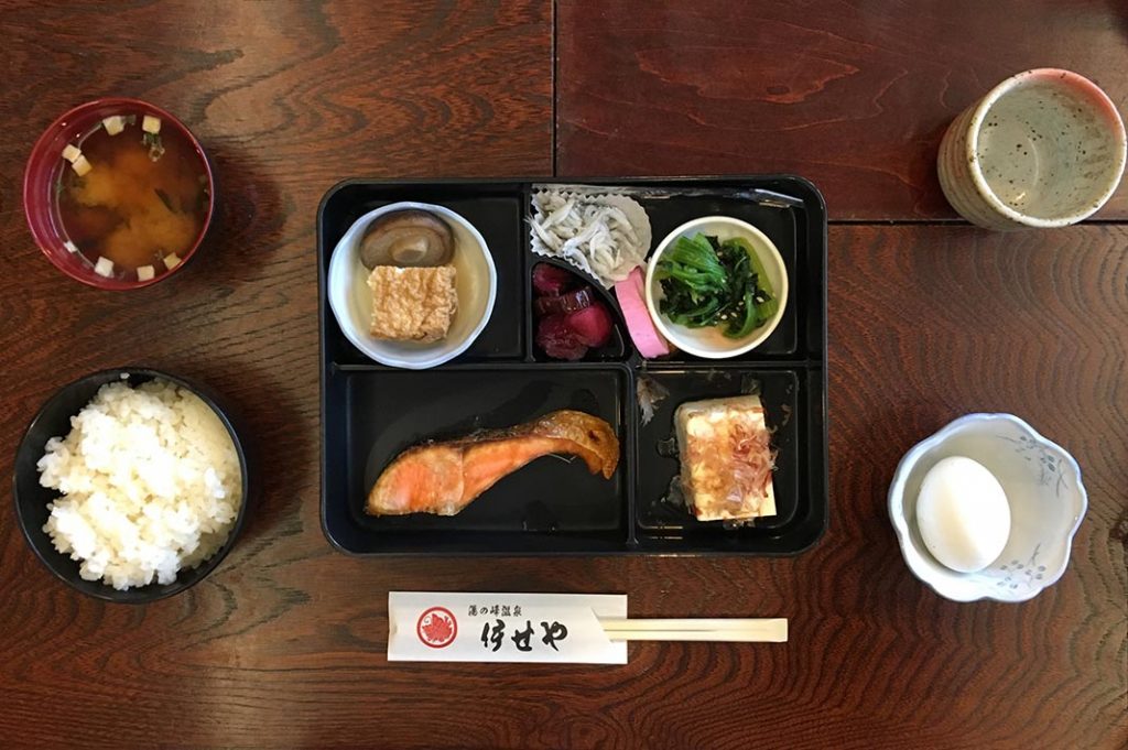 Traditional Japanese meal set