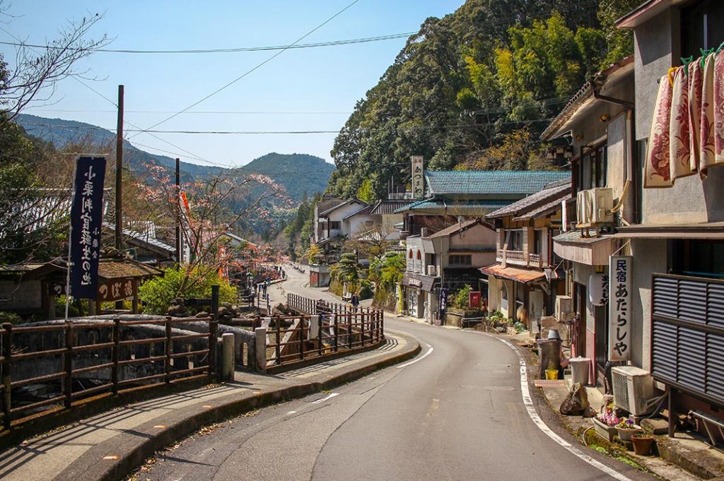 Yunomine Onsen town