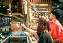 Catch your own meal at Zauo Fishing Restaurant Tokyo