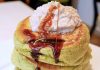 Matcha Pancakes at ‘A Happy Pancake’ Kyoto