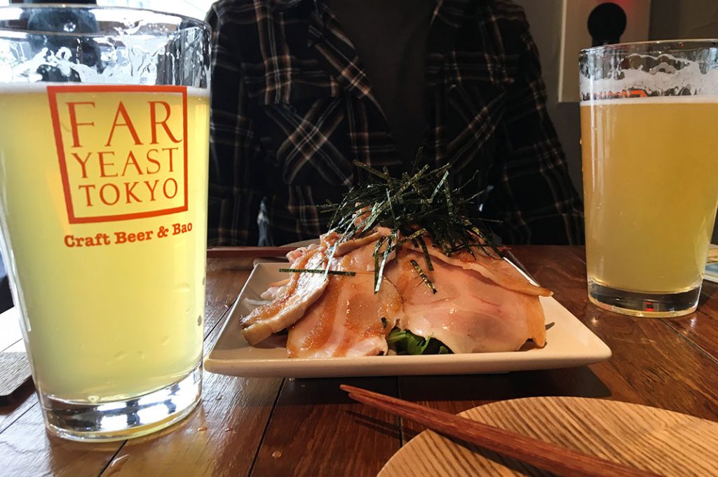 Shibuya bar far yeast brewing with delicious food