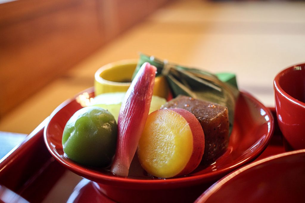 Shigetsu, Arashiyama restaurant serving Bib Gourmand Status Shojin Ryori (Zen Buddhist Vegetarian Cuisine)