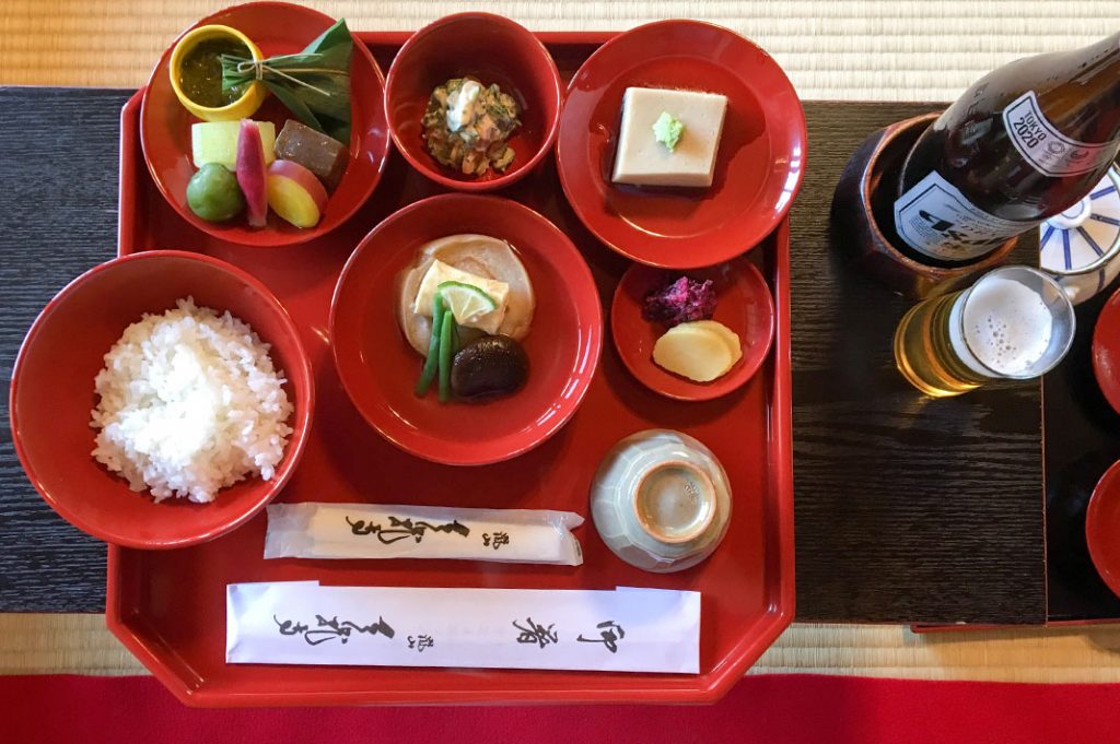 Shigetsu, Arashiyama restaurant serving Bib Gourmand Status Shojin Ryori (Zen Buddhist Vegetarian Cuisine)