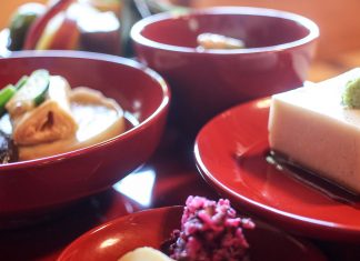 Bib Gourmand Zen Buddhist Vegetarian Cuisine: Shigetsu in Arashiyama
