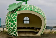 The Fruit-Shaped Bus Stops of Your Dreams are in Konagai