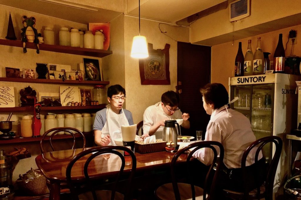 Salarymen dining at Ganesha