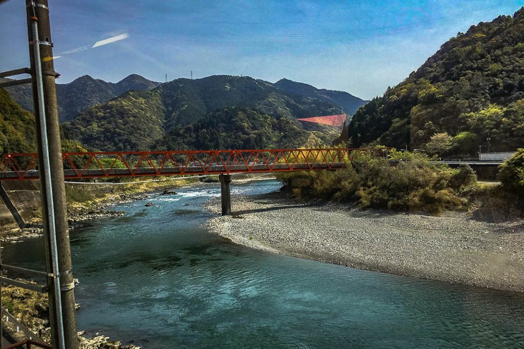 The fast flowing Kuma River runs through Hitoyoshi and provides an opportunity for onsen and outdoor activities.