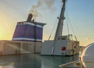 The Okinawa Ferry Voyage: Tokyo to Okinawa Day 14 The top deck was the only escape from the sometimes claustrophobic space below decks.