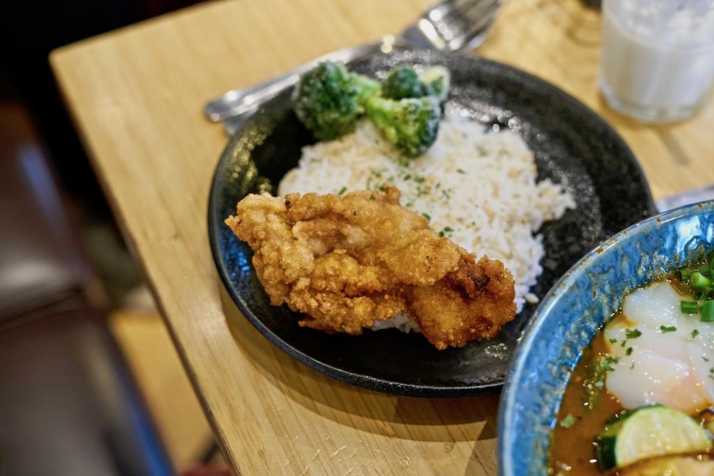 Zangi – deep-fried chicken at Rojiura Samurai Soup Curry