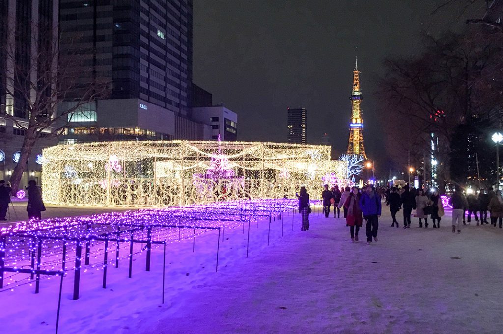 Christmas in Sapporo Christmas in Japan Odori Park Winter illuminations, sapporo in winter, sapporo, sapporo december