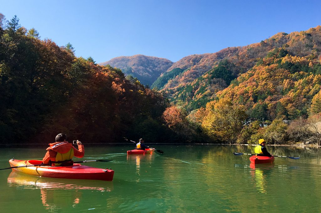 kayaking in japan, Canoeing in japan, japan kayak, ontake lake, lake ontake, otaki village 