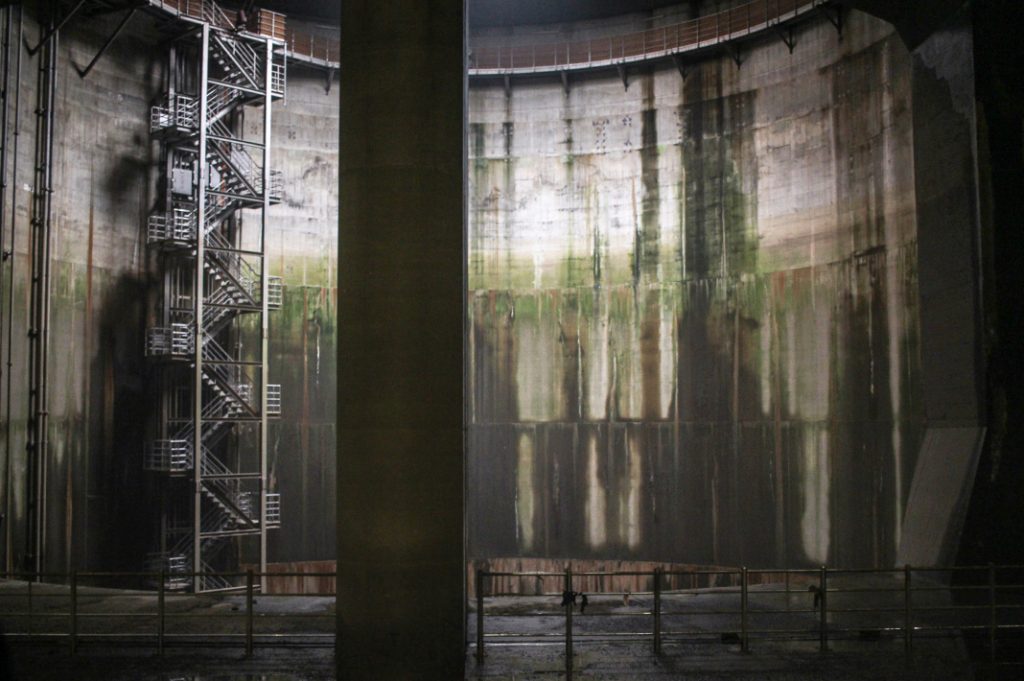 Ryu Q kan, g cans tour, Metropolitan Area Outer Underground Discharge Channel Tokyo Sewer Tour Urban exploration