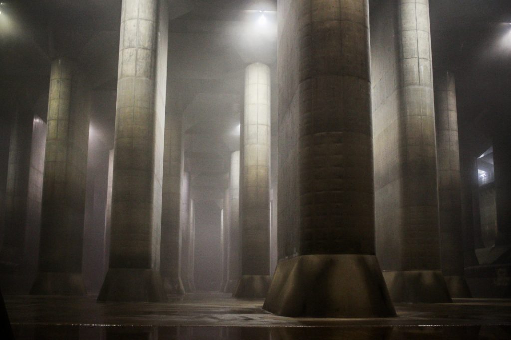 Tokyo Sewer Tour Ryu Q kan, g cans tour, Metropolitan Area Outer Underground Discharge Channel Urban exploration