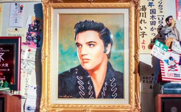 All Shook Up at Osaka’s Elvis-themed Bar USAGI Bars in Japan