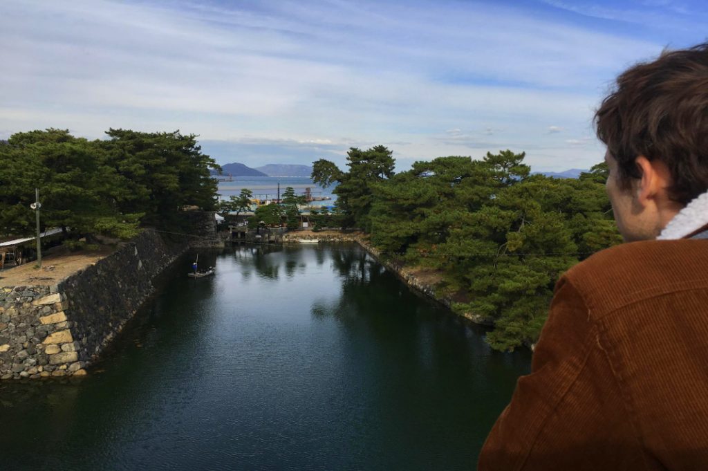 Catch sea breezes and views from the ruins of Takamatsu Castle.