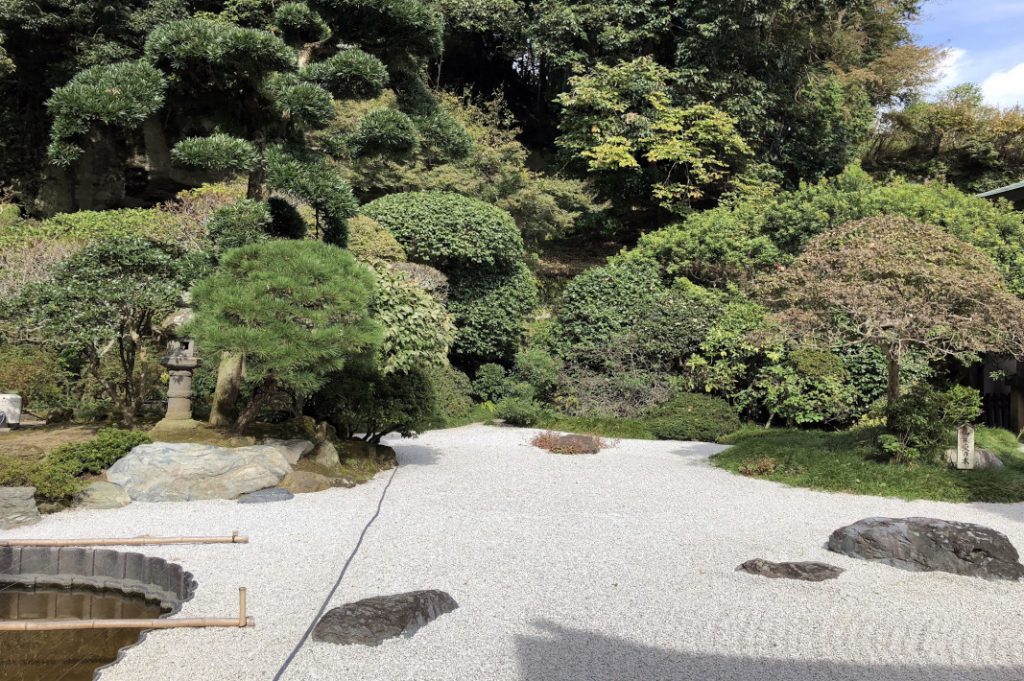 The final zen garden at Hosokuji temple.