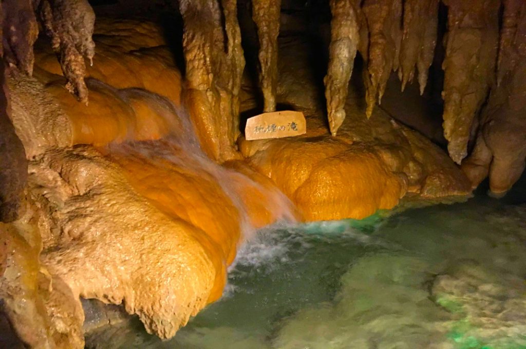 The inflow of water continues to wear away at the limestone and collect in underground pools.