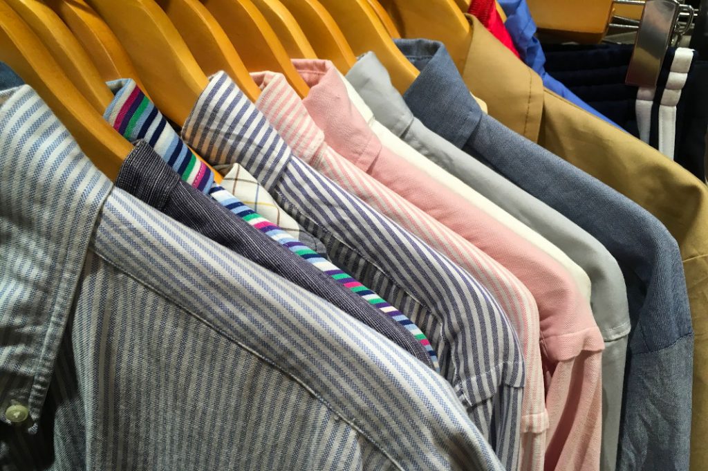 Don Don Down on Wednesdays has a wide selection of casual and formal used clothing.