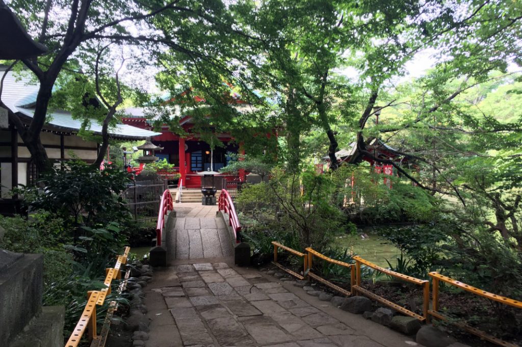 Benzaiten Shrine is hard to miss!