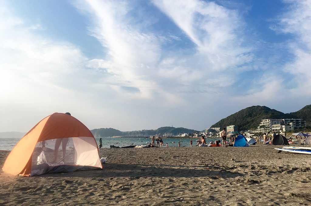 Morito Beach is a beach near Tokyo featuring sand, sun and summer fun! 