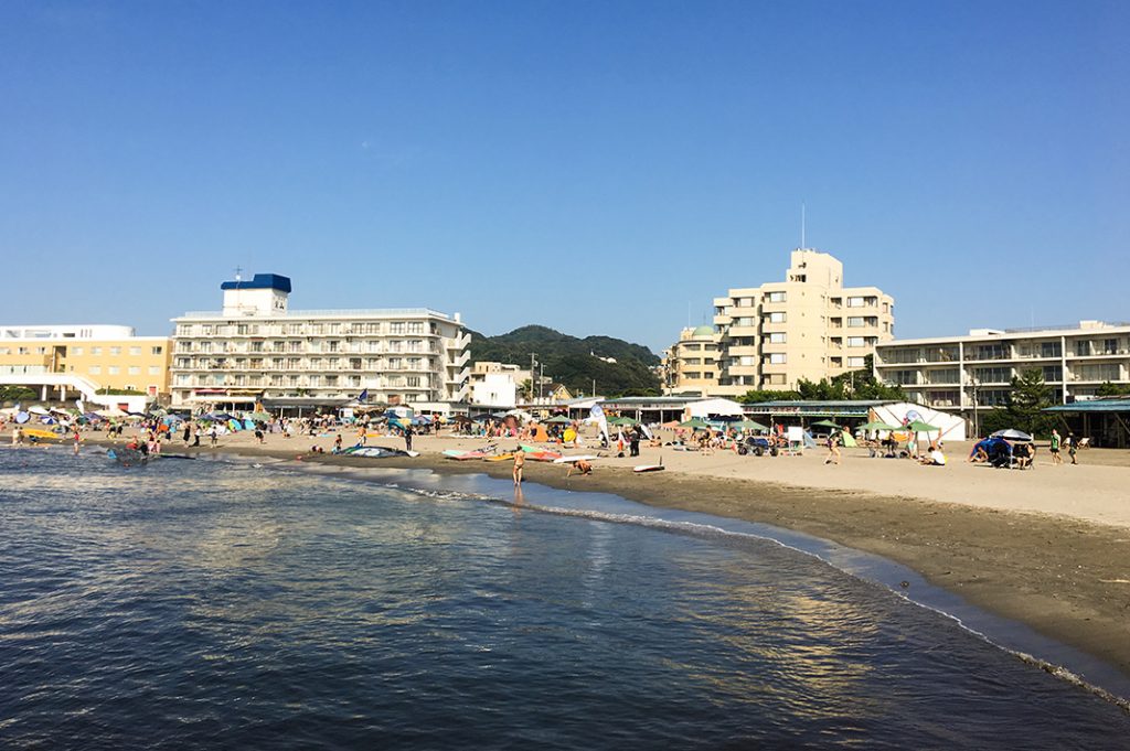 Morito Beach is a beach near Tokyo featuring sand, sun and summer fun! 