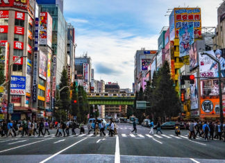 Akihabara to Ueno Part 1 – An Akihabara Trek The main street in Akihabara