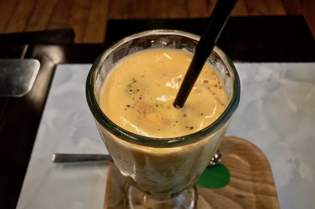 Iced Vietnamese egg coffee