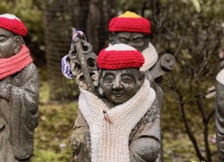 These Adorable Knitted Hats Are Unmissable on Miyajima