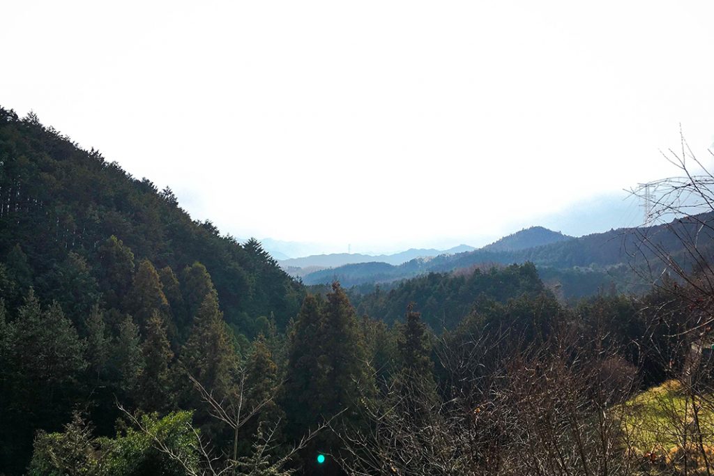 Views of the landscape. The Hidaka area is home to the Red Spider Lily Festival