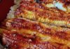 A Perfect Layover Lunch near Narita Airport: Grilled Unagi Rice Bowls at Kawatoyo Close-up of unagi at Kawatoyo