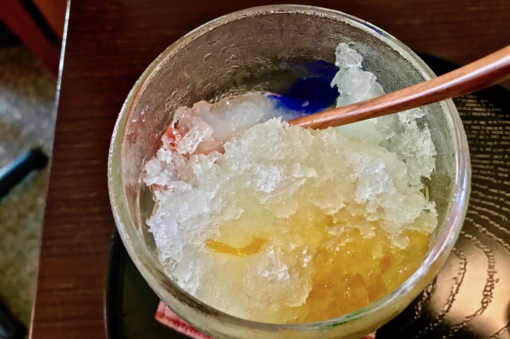 Icy treats at Miyoshiya in Narita