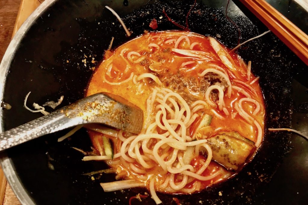 Disheveled noodles (tantanmen)