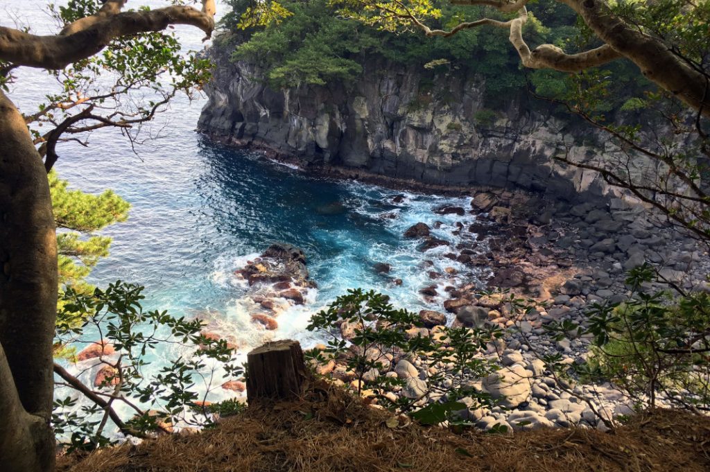 A quiet inlet along the Jogasaki Coast.