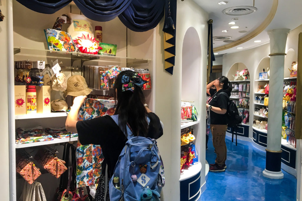 Inside the Shibuya Disney store