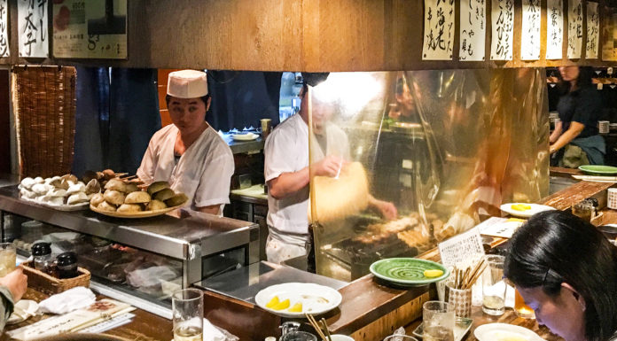 Best Yakitori in Nakameguro: Kushiwakamaru. The Stick Factory.