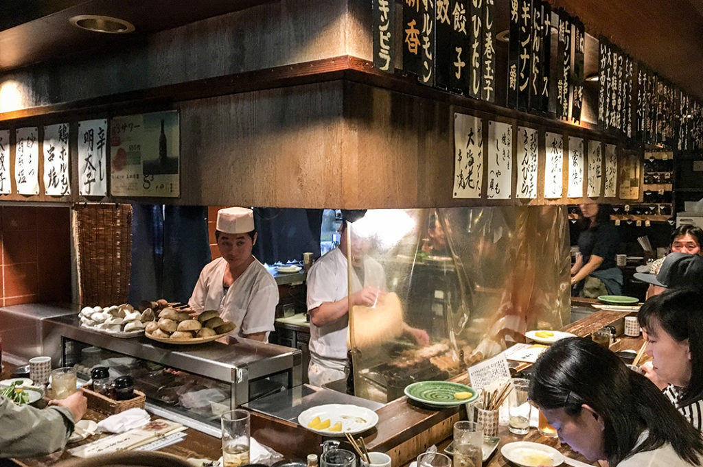 Some of the best yakitori in Nakameguro can be found at Kushiwakamaru