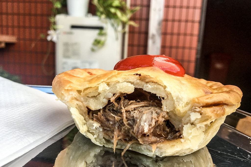 Meat pies and Australian food in tokyo at Punk Doily