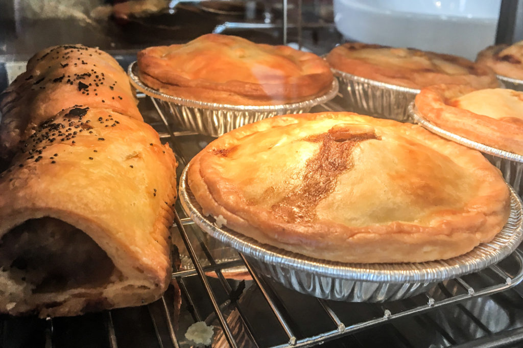 Meat pies and Australian food in tokyo at Punk Doily