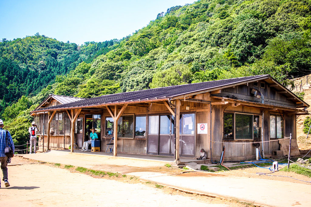 The Rest Hut at Arashiyama Monkey Park