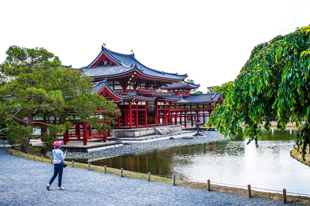 The Phoenix Hall at Byodoin Temple in Uji