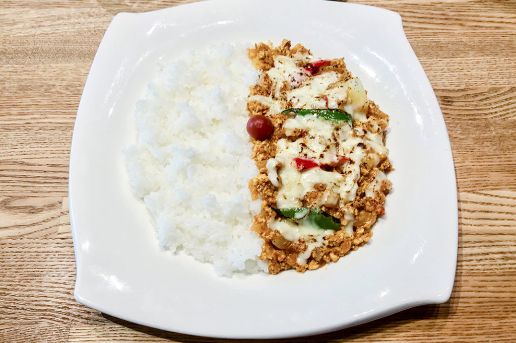 Keema curry with cheese at Spice Chamber