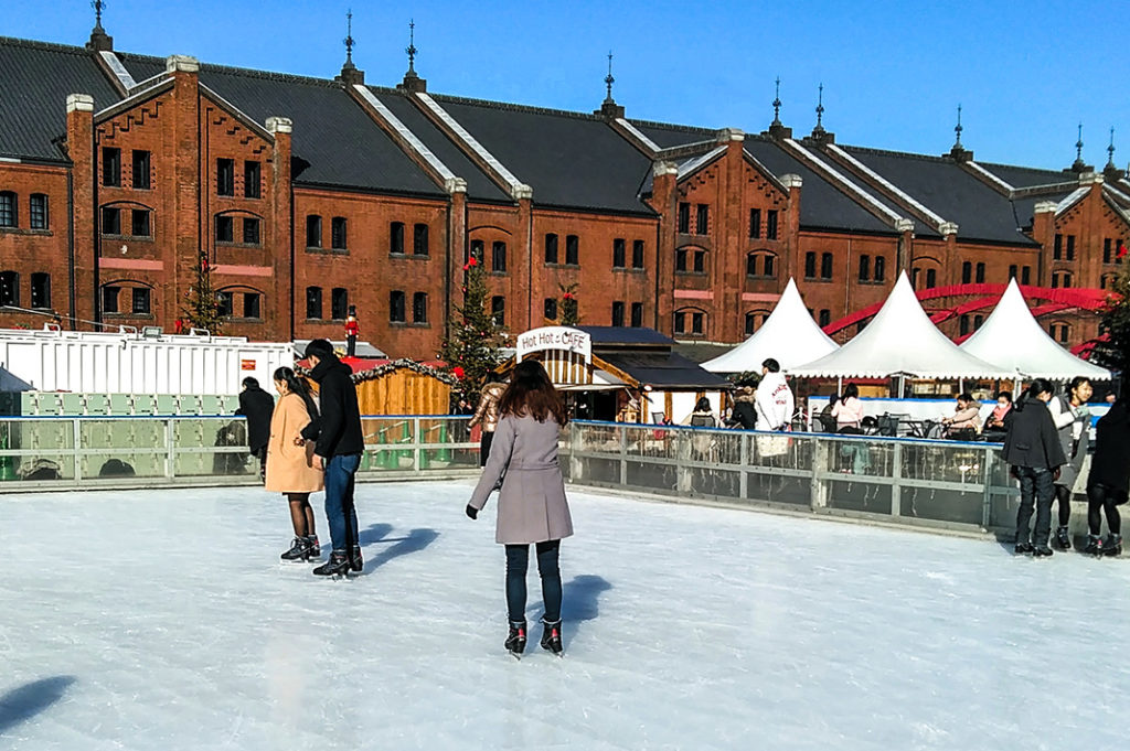 In the winter, the Yokohama Red Brick Warehouse also hosts an outdoor Christmas Market