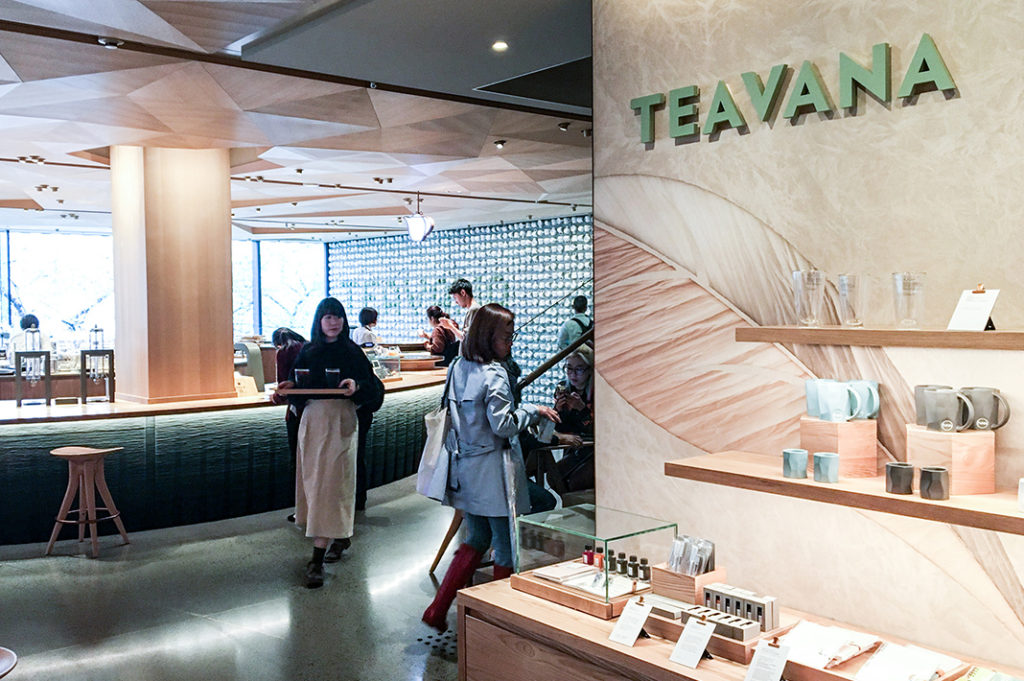 Teavana tea room at the Starbucks Reserve Roastery in Tokyo