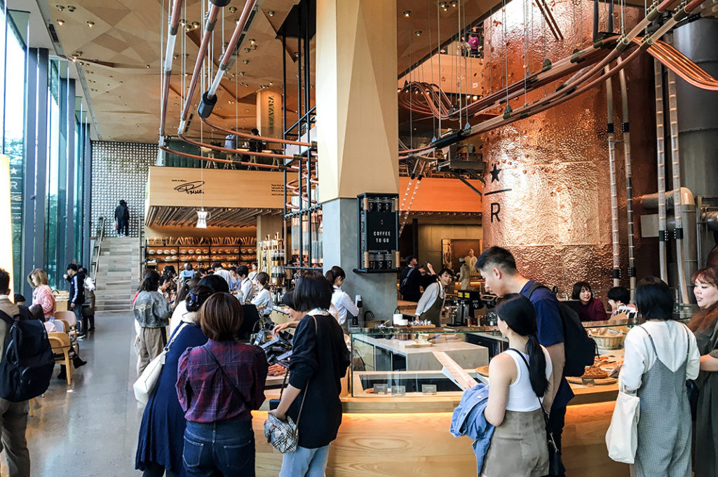 Tokyo is home to the world's largest Starbucks Reserve Roastery in Nakameguro