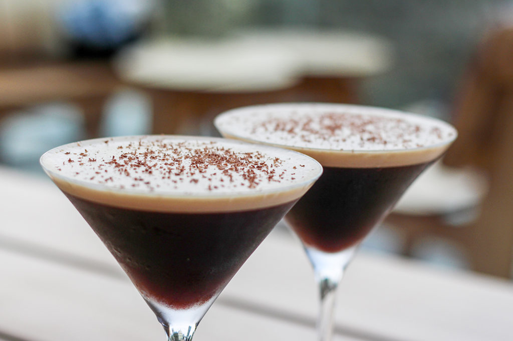 Starbucks Reserve Roastery Cocktail Bar features coffee themed cocktails : Nakameguro Espresso Martini 