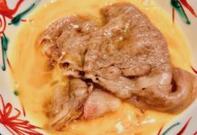 Gloriously Decadent Sukiyaki at Ningyocho Imahan Beef in raw egg